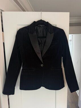 Gucci Velvet Tuxedo Blazer S IT 40 UK 8 US 4 Black Satin Lapel 2009 Collection